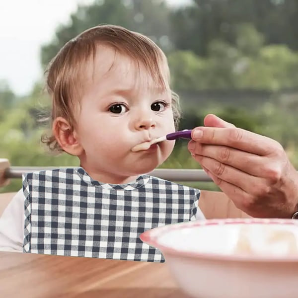 Babyslynger til drenge og piger, 5 pakning Ekstra store babyslynger med trykknapper, Justerbare småbørnsslynger