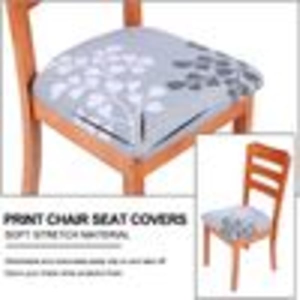 Set med 4 stretchstolsöverdrag, sits mjuka stolsöverdrag, cover, cover för matsalsstolar, tvättbara cover för