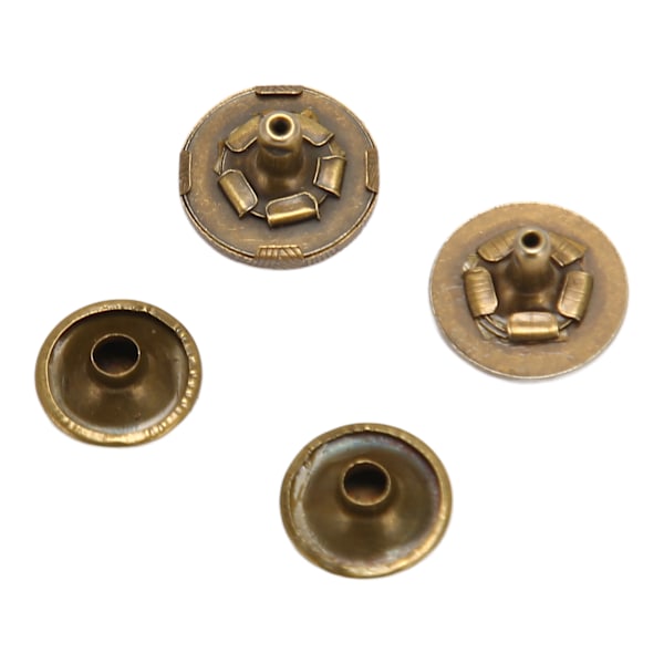 50 Set Magnetiska Väskefästen Hög Hårdhet Legering Slät Lätt Användning Bredt Använda Magnetknappar för Kläder DIY Brons