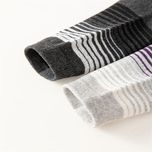 5 par unisex alpakkaull varme vinterstrømper med rund hals[TT]