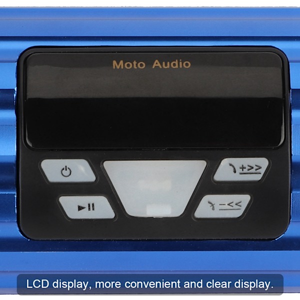 12V MP3 FM LED Musik Audioafspiller Bluetooth Højttalere til Motorcykel Bærbar Stereo FM Radio