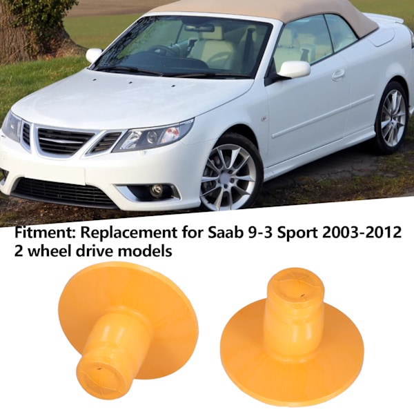 2 st Bakre Fjäderstötdämpare Ersättning för Saab 9‑3 Sport 2003‑2012 2-hjulsdrift