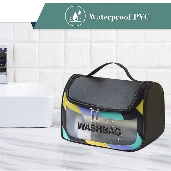 Genomskinlig Resepackningskub/Genomskinlig PU/PVC-påse, Transparent Multifunktionell Väska