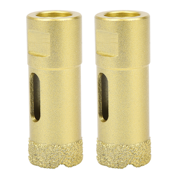 2 stk. Diamant Hulsav Brazing Bor Bit Åbner Boring Marmor Beton Værktøjer M14 22mm
