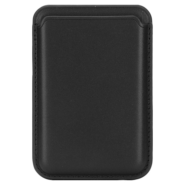 Magnetisk pung PU læder holder op til 2 kort mobiltelefon kortholder til de fleste smartphones