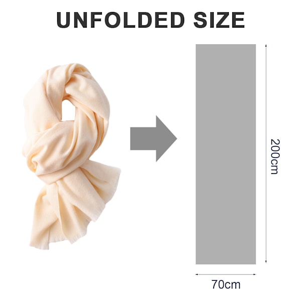 Sjal Wraps til Kvinder Sjal til Bryllup Store Vinter Sjal Bløde Sjal og Wraps til Aftenskjoler, 70*200cm
