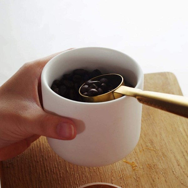 Keramisk matförvaringsburk Canister Modern design matbehållare med lufttät försegling bambu lock, löst te Kaffe Kryddnötter Snacks Kryddor Förvaring
