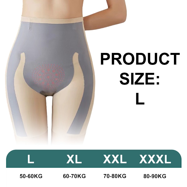 Butt Lifter Shapewear, Högmidjade Tummy Control-trosor för Kvinnor, Postpartum Midjetränare, Magshapare