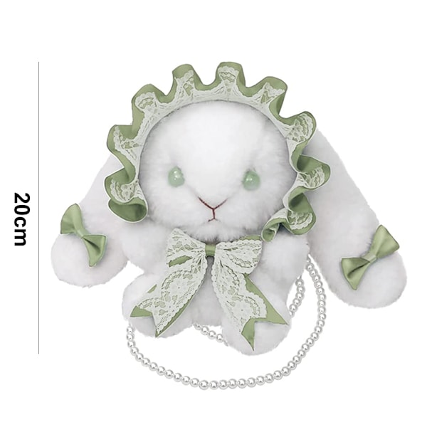Plush Kanin Taske Påske Julegave Crossbody En Skulder Lolita Kanin Kvinder Børn Taske