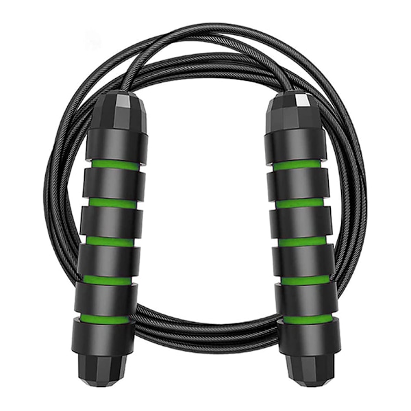 Hopprep Tangle-Free Kullager Snabb Rephoppning Justerbar Minnesskum Halkskyddshandtag hopprep Ny Fitness hastighetsrep för Män och Kvinnor