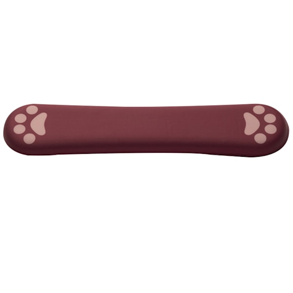Håndleddstøtte for tastatur, komfortabel minneskumfylling, sklisikker, søt katteklo - 38cm