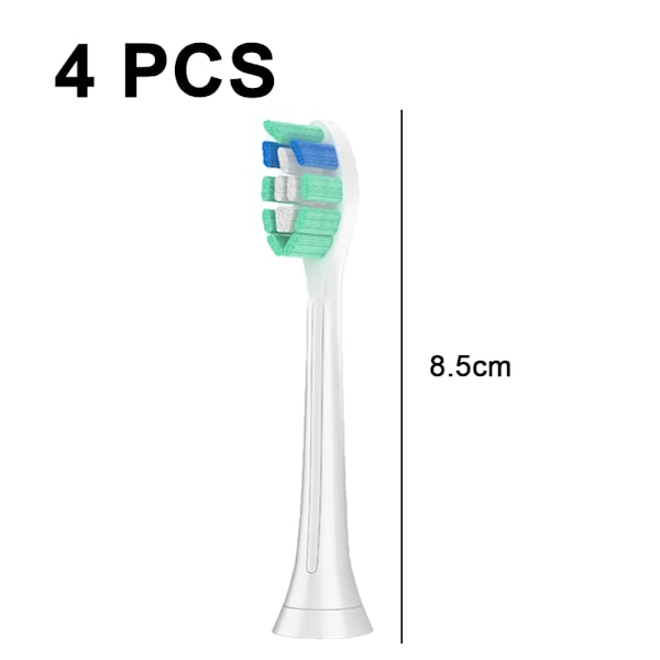 Clean Replacement Sähköhammasharjan Vaihtoharjat, 4 Harjaa