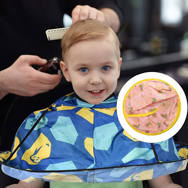 Børne Hårklippeskåbe Sammenklappelig Hårklippeskåbe Velegnet til Hjem eller Salon Stylist Hårklip