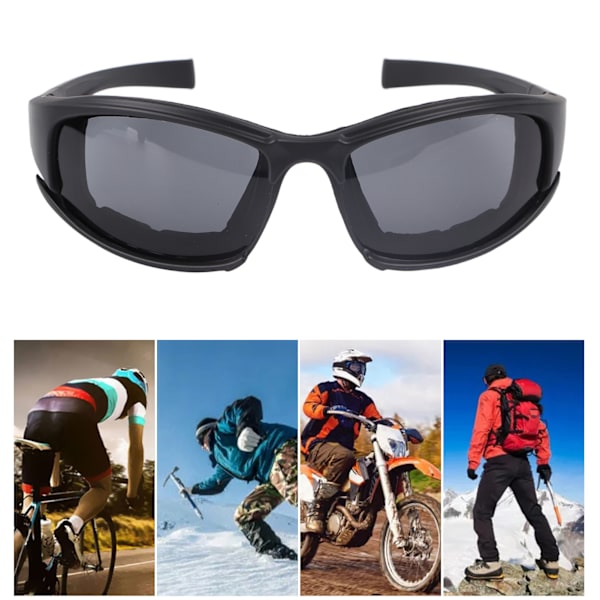 Motorcykelglasögon Nattseende Stötsäkra UV-skydd Utomhusglasögon Sportglasögon för Cykling Vandring Körning