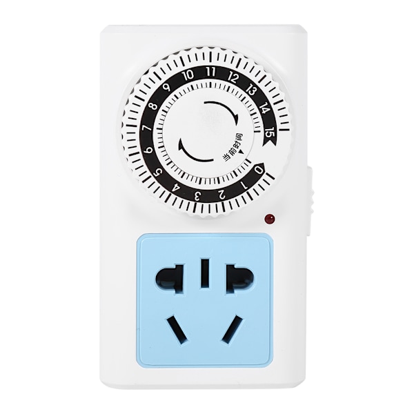 15 Timer med Elektrisk Mekanisk Plugg, Energibesparende Nedtelling, Stikkontakt for Hjemmet