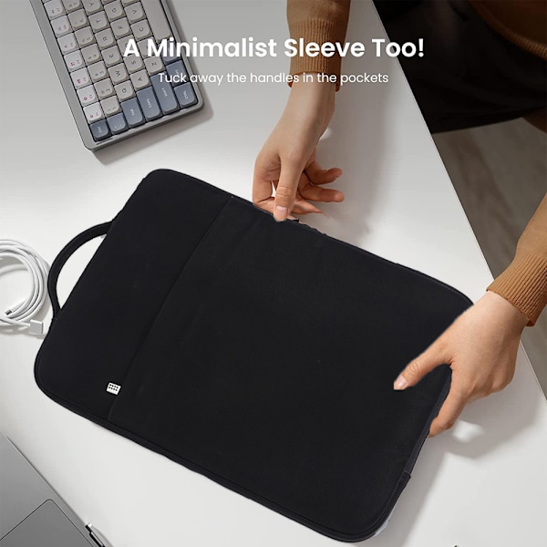13,3 tuuman kannettavan tietokoneen suojakotelo, iskunkestävä ja kevyt, ulkomitat 36,5 * 26 * 3 cm