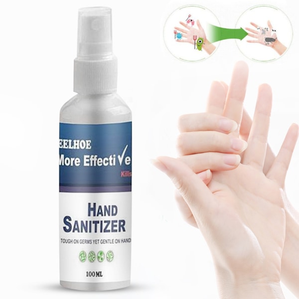 Portabel Uppfriskande Mini No Wash Handrengöringsspray för vuxna
