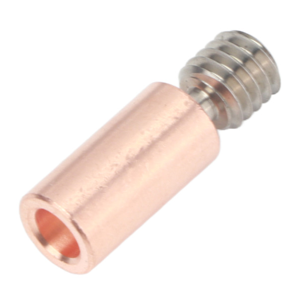 5 st Bimetal Heat Break Ti Legering Koppar Heatbreak Ersättning för Prusa I3 MK3 MK3S 3D-skrivare Slät