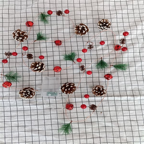 3M 30LED Grankogle Bær Feelys, Kobbertråd Julelys til Julehjem Vindue Pejs Indretning