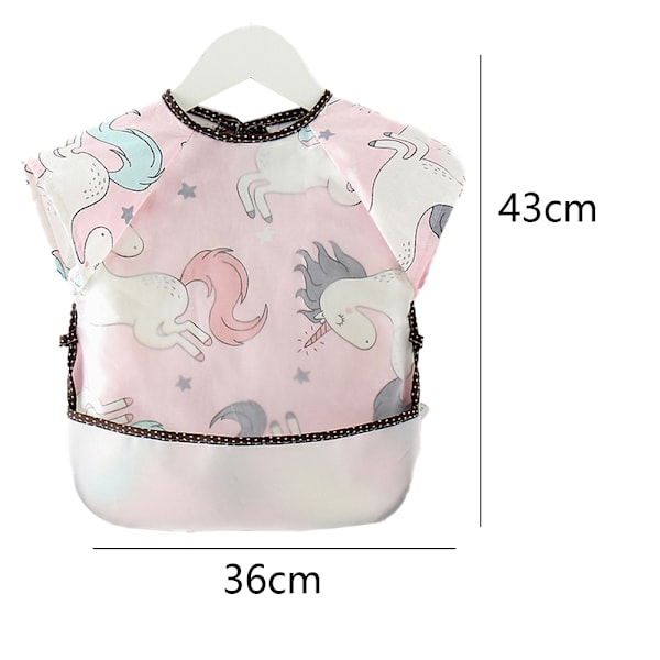 Barn Overall, Vattentät Långärmad Vändbar Kläder, Baby Äter Saker Kläder