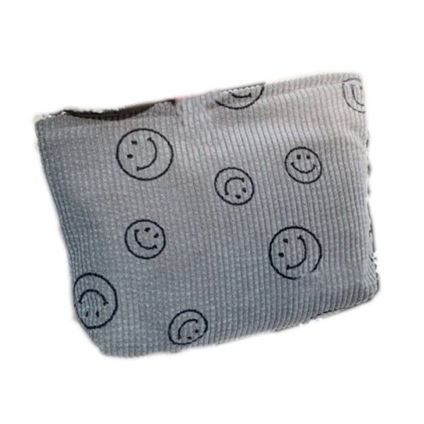 Sminkväska med prickar, Retro Smiley Förvaring Toalettväska