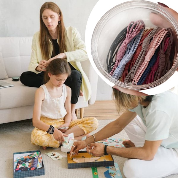 Saumaton hiuspanta, tytöille, naisille, miehille, rannekehiuspanta, ryppyjen estävä, kangashiuspanta, ohuelle, paksuille ja kiharille hiuksille