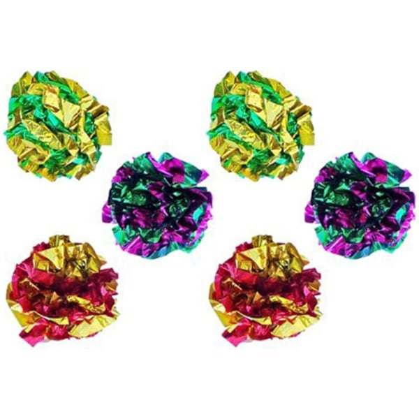 Originale Mylar Raslebolde Kattelegetøj Raslebolde Kattelegetøj