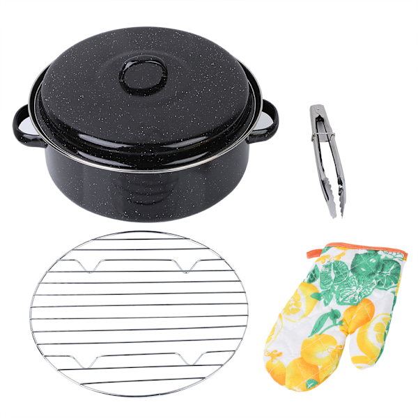 Järngrillpanna för sötpotatis, rostat bröd med inbyggt ångställ
