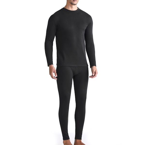 Thermal för män Baslager Long Johns Set Top och L