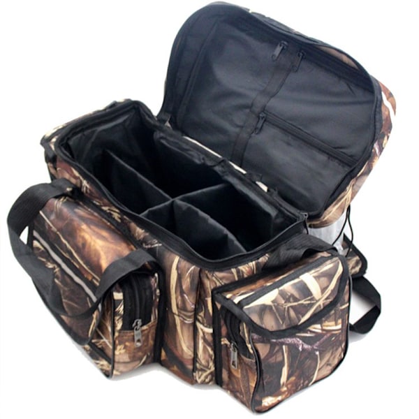 Fiskeutstyr oppbevaringspose fiskepose messenger bag