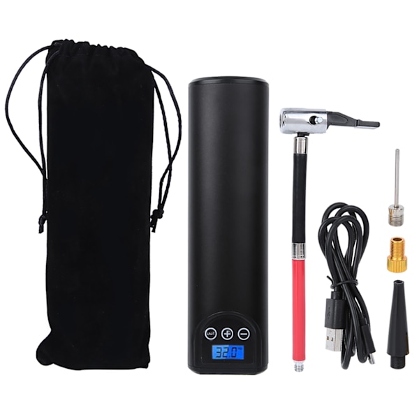 Elektrisk Luftpump Inflator Högtrycks Mini Bärbar Cykel Motorcykel Bil Inflator