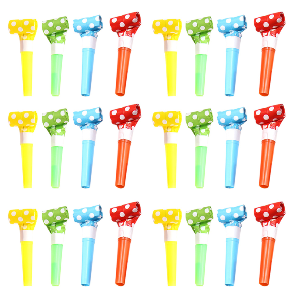 24 stycken Party Blower Party Horns Noisemakers Whistles Party