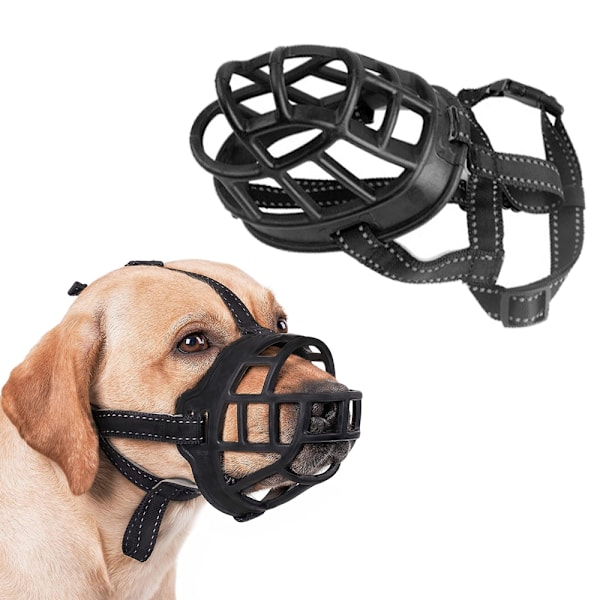 Hundemundkurve, Hundemundkurv til små, mellemstore og store hunde, forhindrer tygning og bid