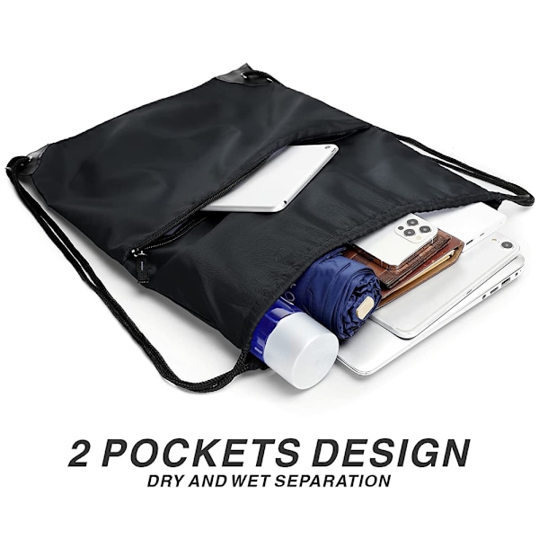 Ryggsäck med dragsko Gym Bag Sackpack String Sack Pack Bags