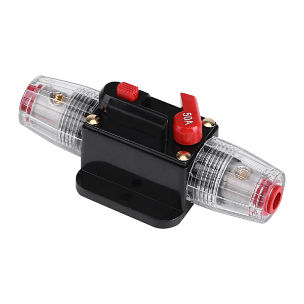 DC12V-24V Auton Sulakekatkaisin Nollaus Inline-Sulakeinvertteri Ääni-/Videosysteemin Suojaus (50A)