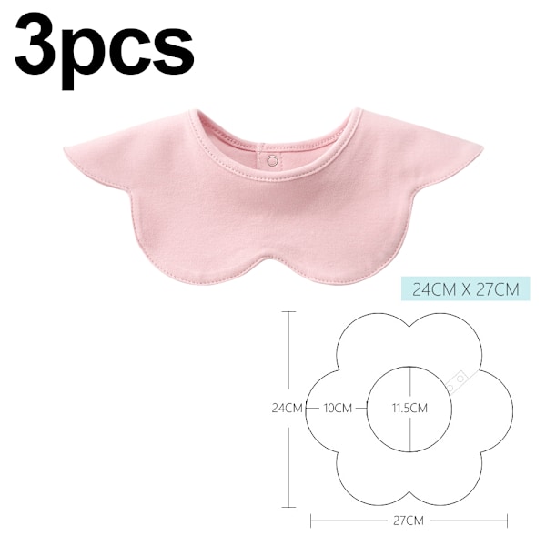 Baby Bandana-Sjal Drool-Snuttefilt för Drool och Tandspottning Bomullsabsorberande för Pojke Flicka