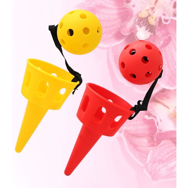 2 Sarjaa Kupi ja Pallo Peli Mini Pallo Pyörittäminen Leikki Pallo Pyörittäminen Kupi Käsi Silmä Koordinaatio Opettavainen Leikki Taapero Lapset Juhla Suosio