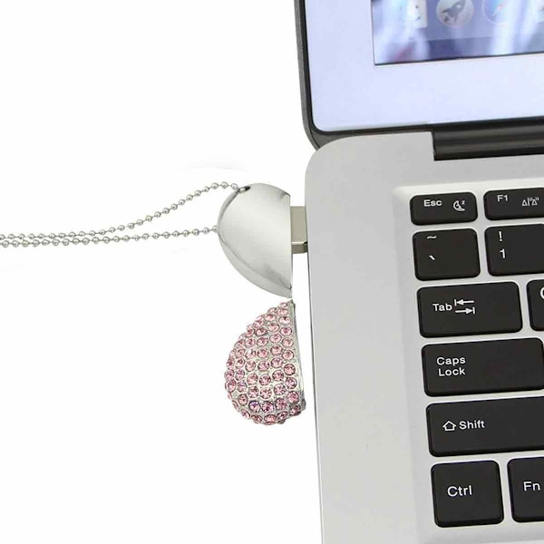 Kreativ Hjerteformet USB Flash Drive 64 GB