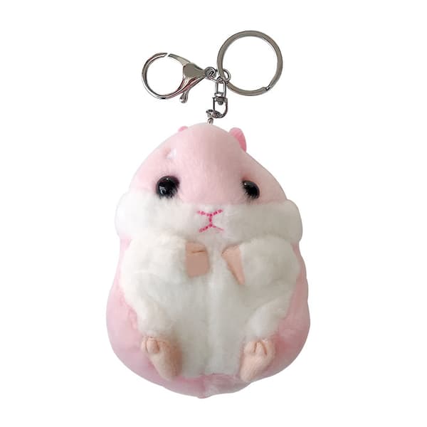 Setti 2 söpöä hamsteripehmo avaimenperää avaimenperä käsilaukku Pe