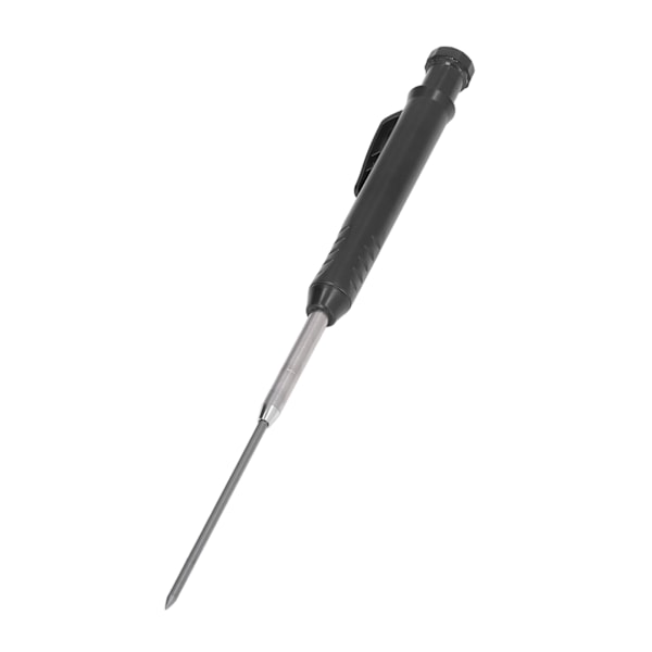 Træbearbejdnings Markeringspen 2,8 mm Sort Wolframkarbid Spids Skriver med Udskiftnings Refills 2 Farve Refills