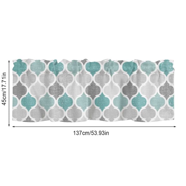 Scandinavian Moroccan Style Blackout Short Curtain