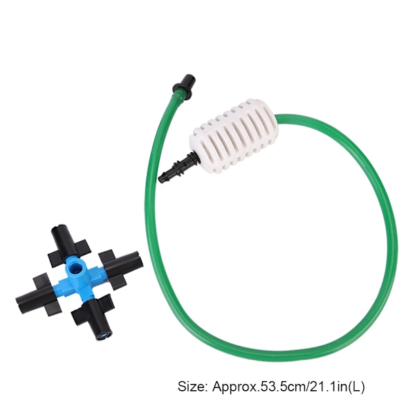 G1/8'' Have Sprinklerdyser med Krydsformet Sprøjtehoved Adapter 4 Stikkontakt Atomiseringsenhed