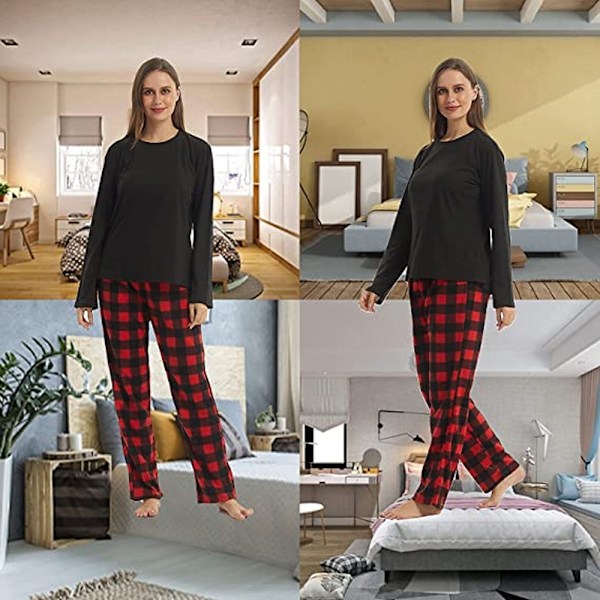 Naisten pyjamahousut, Buffalo Plaid -kuosilla