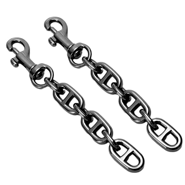 2 st Väska Strap Förlängare Väska Förlängare Kedja För Axelväska Metallkedja Strap Förlängare Ersättning Väska Förlängare Tillbehör