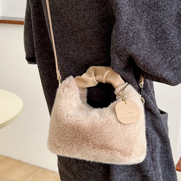 Modeblød taske ny afslappet enkel messenger taske retro pendler håndtaske håndtaske