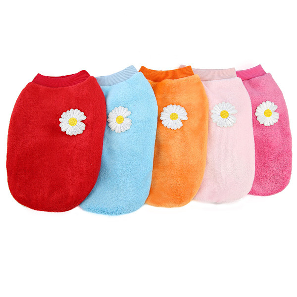 Lemmikkieläinten vaatteet, kissan lämpimät vaatteet syksyllä ja talvella, lemmikkikrysanteemipaita, koiran lämpimät pyjama