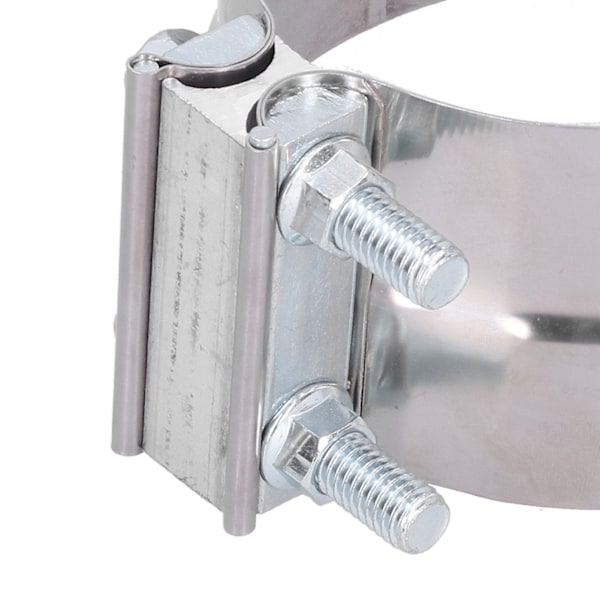 5 tommer Udstødningsbåndklemme Lap Joint Rustfrit Stål Slangeforbindelse til Lydpotte Downpipe Header Manifold