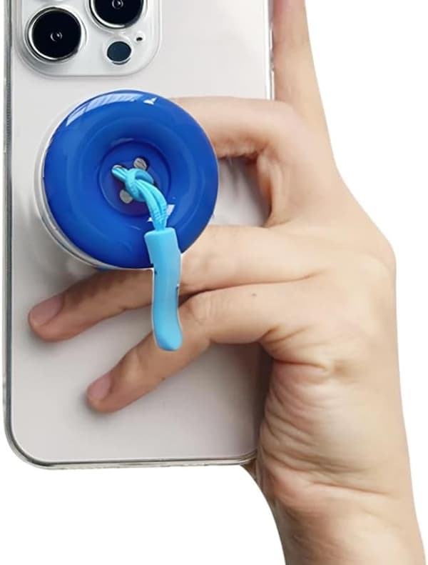 Universal foldbar telefonringholder med grebsknapdesign, 2-pak[TT]