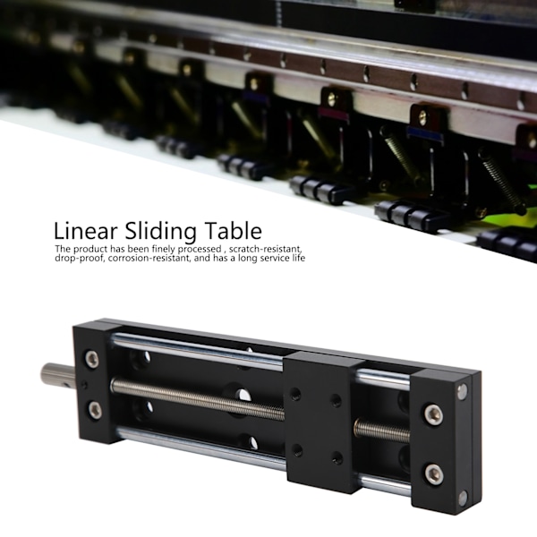 Skyveplattform X Dovetail Guide Lineær Bord med Girroterende Håndtak SP40A-DB95