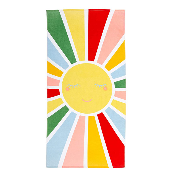 Beach Towel Little Sun Pattern for Kids & Adult,70x150cm